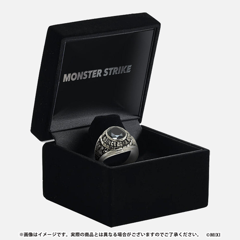 モンスターストライク プレミアムアクセサリーシルバーリング 10周年記念 15号-30号(受注商品)