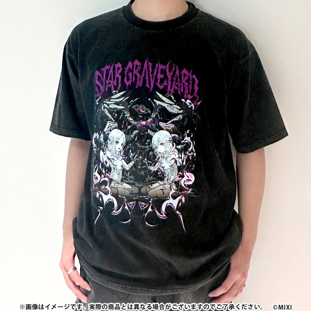 モンスターストライク SIGNATURE-ART Tee 星墓に匿れし白き憂愁 メラン＆コリン