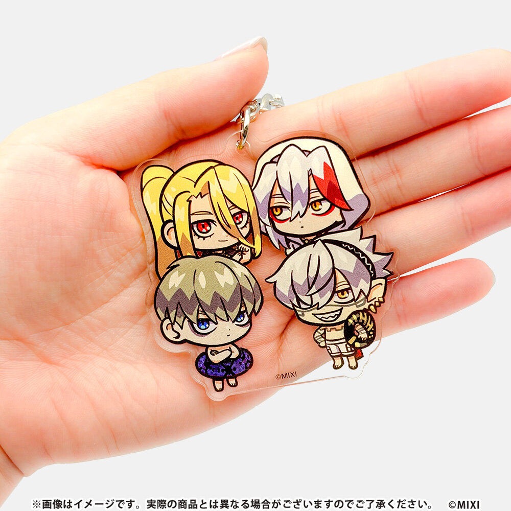 DDⅣ アクリルキーホルダー5個セット グッジョブスタンプ